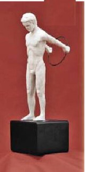 Acrobat With Loop Sculpture Male figurine